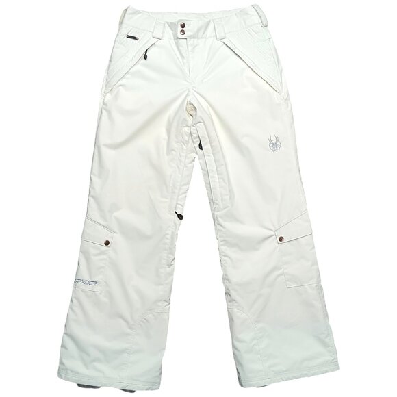 SPYDER XT 5000-LADIES-Ski-Snow Pants-SIZE 8-Vanilla Ice-Creamy White - Picture 1 of 16